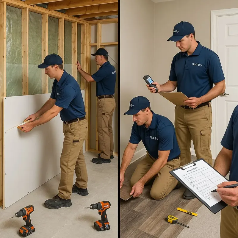 Repairs and Reconstruction process in Golden Valley, AZ